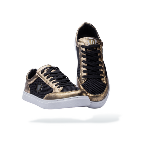 Melanin Black & Gold Sneaker
